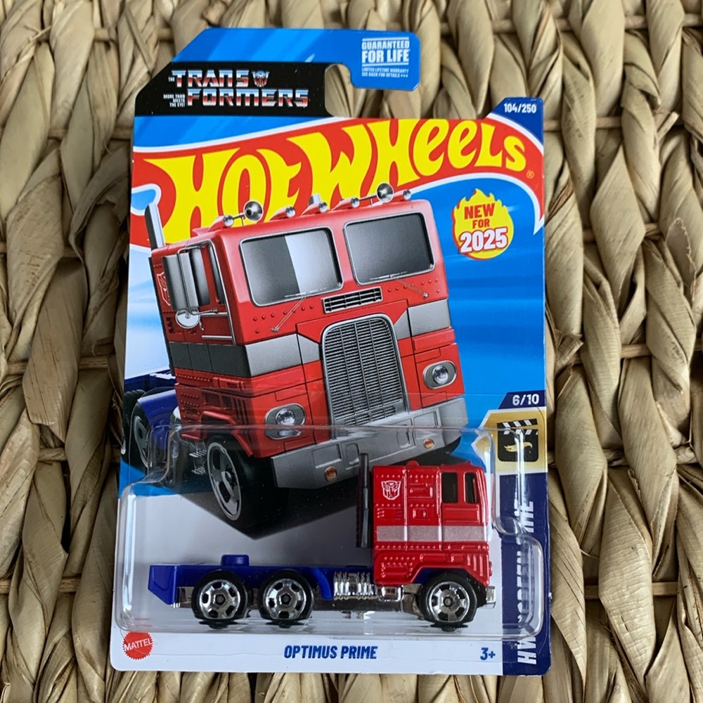 Transformers Optimus Prime Hot Wheels Trans Formers Hotwheels Truck New 2025